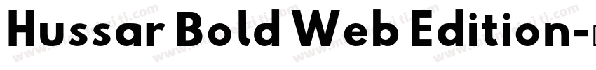 Hussar Bold Web Edition字体转换